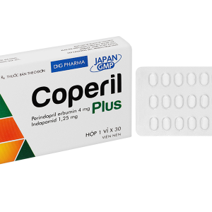 Coperil Plus trị tăng huyết áp (1 vỉ x 30 viên)