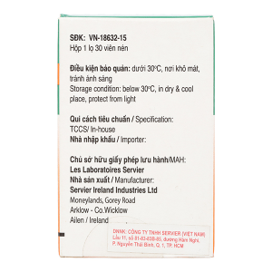 Coveram 10mg/10mg trị tăng huyết áp, mạch vành hộp 30 viên