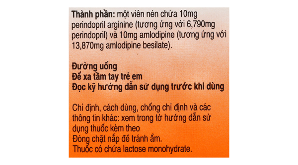 Coveram 10mg/10mg trị tăng huyết áp, mạch vành hộp 30 viên