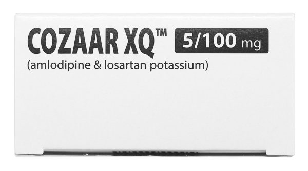 Cozaar XQ 5/100mg trị tăng huyết áp (3 vỉ x 10 viên)