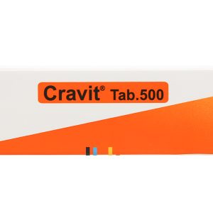 Cravit Tab.500 trị nhiễm khuẩn (1 vỉ x 5 viên)