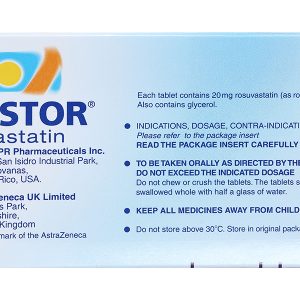 Crestor 20mg trị tăng cholesterol máu nguyên phát (2 vỉ x 14 viên)