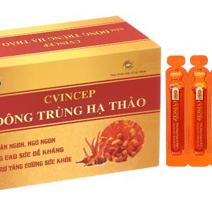 Dung dịch Cvincep Nấm Đông Trùng Hạ Thảo bồi bổ cơ thể hộp 20 ống x 10ml
