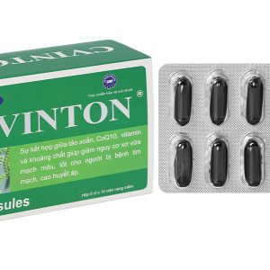 Cvinton giảm nguy cơ xơ vữa, tốt cho người bệnh tim mạch hộp 60 viên