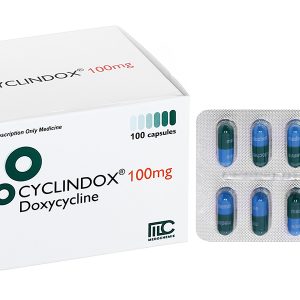 Cyclindox 100mg trị nhiễm khuẩn (10 vỉ x 10 viên)