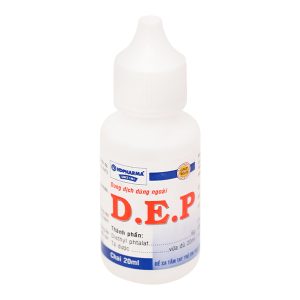 Dung dịch dùng ngoài D.E.P HDPharma trị ghẻ, phòng côn trùng đốt chai 20ml