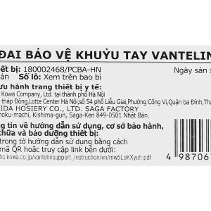 Đai bảo vệ khuỷu tay Vantelin Elbow Support size M hộp 1 cái