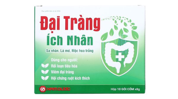 Cốm Đại Tràng Ích Nhân hỗ trợ giảm rối loạn tiêu hóa hộp 10 gói x 8g