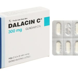 Dalacin C 300mg trị nhiễm khuẩn (2 vỉ x 8 viên)