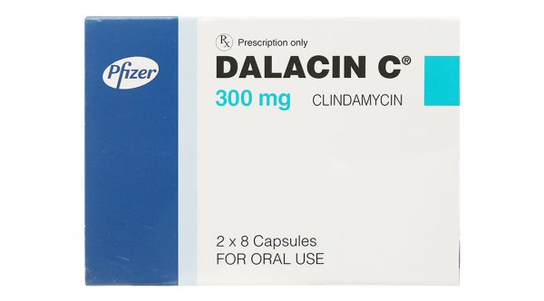 Dalacin C 300mg trị nhiễm khuẩn (2 vỉ x 8 viên)