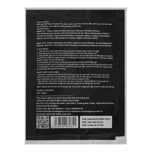 Dầu gội đen Lucky Star phủ bạc làm đen tóc hộp 8 gói x 25ml