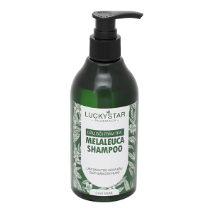 Dầu gội tràm trà Lucky Star làm sạch da đầu, giảm gãy rụng tóc chai 300ml