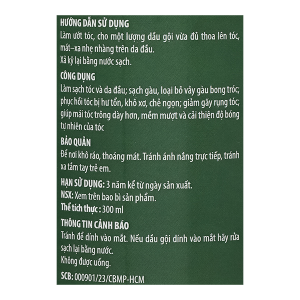 Dầu gội tràm trà Lucky Star làm sạch da đầu, giảm gãy rụng tóc chai 300ml