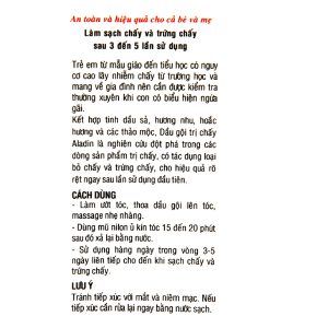 Dầu gội dược liệu Aladin trị chấy, loại bỏ trứng chấy tuýp 30g