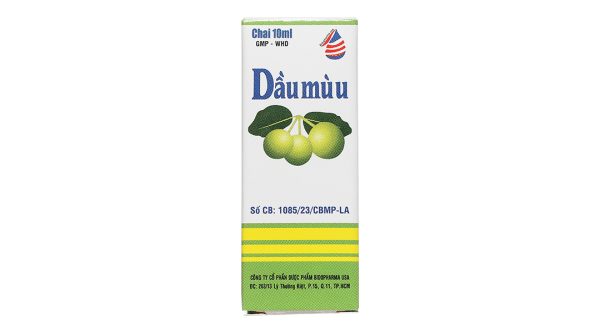 Dầu mù u Bidopharma dưỡng da, làm dịu da, làm mát vết bỏng chai 10ml