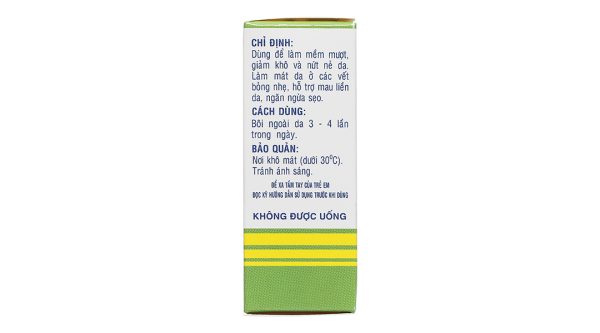 Dầu mù u Bidopharma dưỡng da, làm dịu da, làm mát vết bỏng chai 10ml