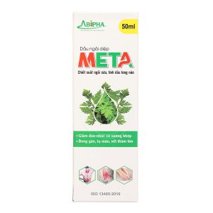 Dầu ngải diệp Meta giảm đau nhức cơ xương khớp chai 50ml