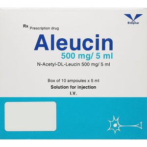 Dung dịch tiêm Aleucin 500mg/5ml điều trị triệu chứng chóng mặt (10 ống x 5ml)