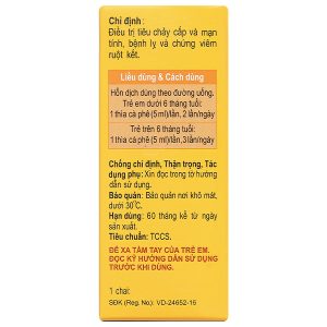 Hỗn dịch uống Debby điều trị tiêu chảy cấp và mạn tính chai 30ml