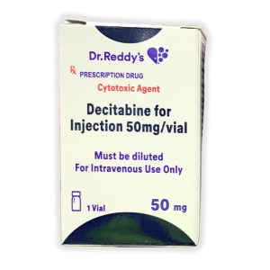 Bột pha tiêm Decitabine Dr.Reddy's điều trị bệnh bạch cầu dòng tủy cấp (AML) hộp 1 lọ 50mg