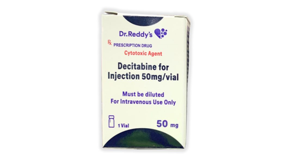 Bột pha tiêm Decitabine Dr.Reddy's điều trị bệnh bạch cầu dòng tủy cấp (AML) hộp 1 lọ 50mg