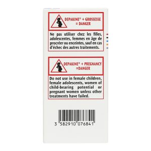 Dung dịch uống Depakine 200mg/ml điều trị các thể động kinh khác nhau chai 40ml