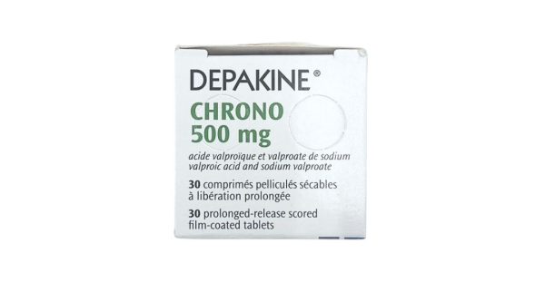 Depakine Chrono 500mg trị các thể động kinh, dự phòng hưng cảm lọ 30 viên