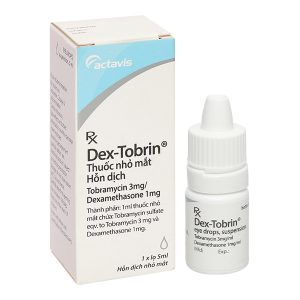 Hỗn dịch nhỏ mắt Dex-Tobrin trị các nhiễm khuẩn ở mắt chai 5ml