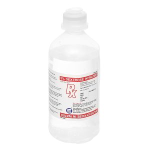 Dịch truyền 5% Dextrose In Water bổ sung nước và năng lượng chai 500ml