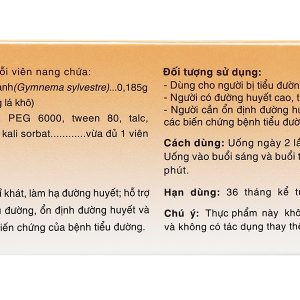 Diabetna giúp ổn định đường huyết, ngăn ngừa biến chứng hộp 40 viên