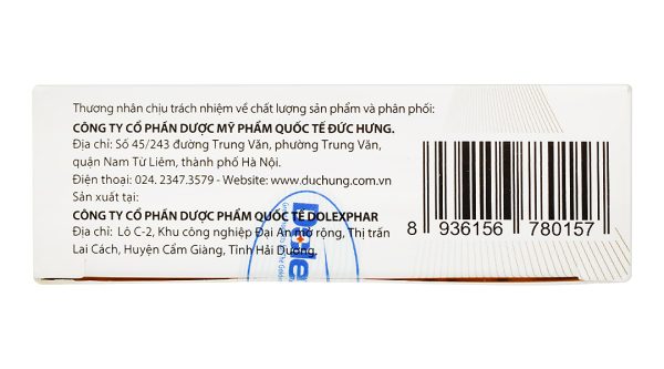 Diosmin Chiba giảm táo bón, hỗ trợ giảm trĩ hộp 30 viên