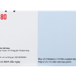Diovan 80 trị tăng huyết áp, suy tim (2 vỉ x 14 viên)