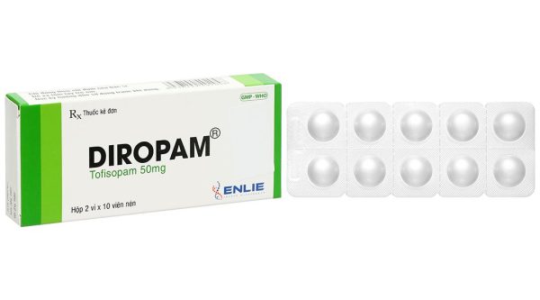 Diropam 50mg điều trị các bệnh tâm thần (2 vỉ x 10 viên)