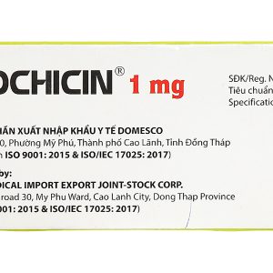Dochicin 1mg phòng và trị gout (2 vỉ x 10 viên)
