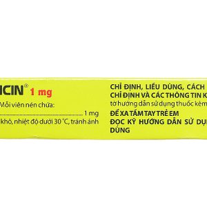 Dochicin 1mg phòng và trị gout (2 vỉ x 10 viên)
