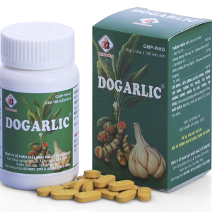 Dogarlic trị tăng mỡ máu, ngừa xơ vữa động mạch lọ 100 viên