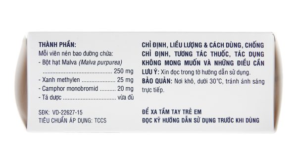 Domitazol hỗ trợ trị nhiễm trùng đường tiết niệu dưới không biến chứng (5 vỉ x 10 viên)