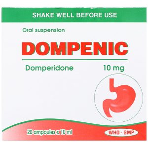 Hỗn dịch uống Dompenic 10mg trị triệu chứng nôn và buồn nôn (20 ống x 10ml)