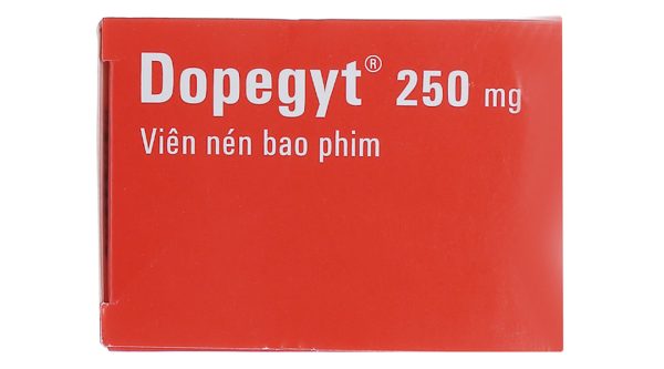 Dopegyt 250mg trị tăng huyết áp (10 vỉ x 10 viên)