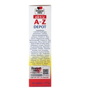 Doppelherz Aktiv A-Z Depot bổ sung vitamin và khoáng chất hộp 30 viên