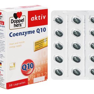 Aktiv Doppelherz Coenzyme Q10 hỗ trợ tim mạch hộp 30 viên