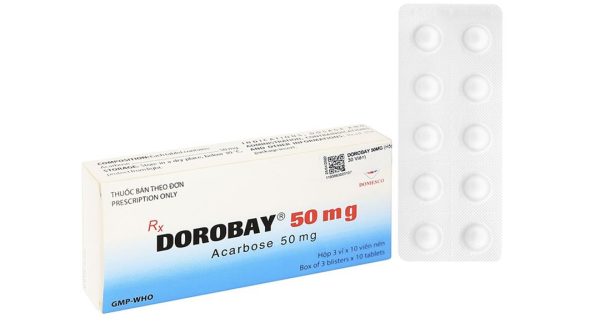 Dorobay 50mg điều trị đái tháo đường tuýp 2 (3 vỉ x 10 viên)