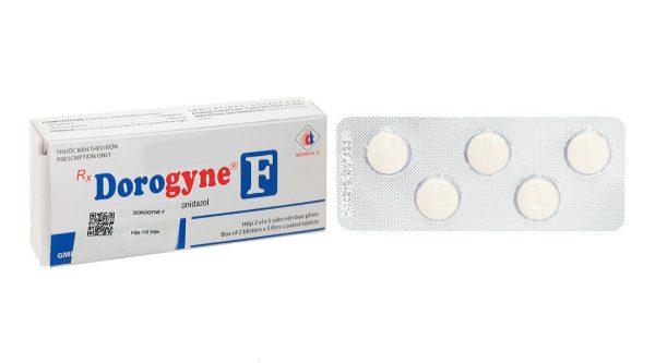 Dorogyne F trị nhiễm khuẩn, nhiễm trùng răng miệng (2 vỉ x 5 viên)