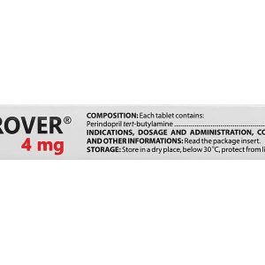 Dorover 4mg điều trị tăng huyết áp, suy tim sung huyết (1 vỉ x 30 viên)