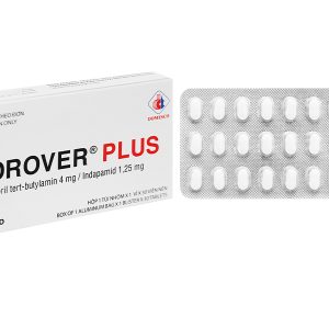 Dorover Plus 4mg/1.25mg trị tăng huyết áp (1 vỉ x 30 viên)