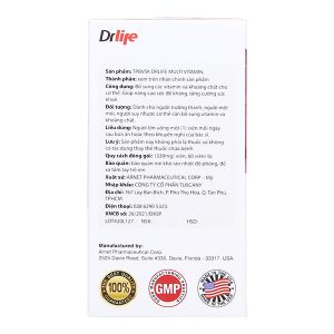 Drlife Multi Vitamin tăng cường đề kháng lọ 60 viên