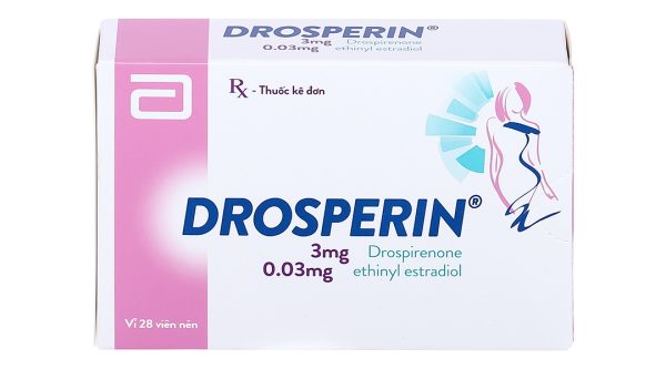 Drosperin thuốc tránh thai hằng ngày (1 vỉ x 28 viên)