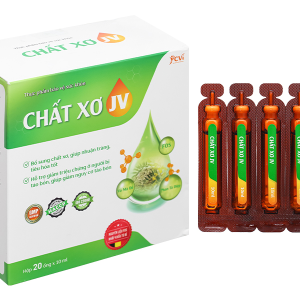 Dung dịch chất xơ JV bổ sung chất xơ, hỗ trợ giảm táo bón hộp 20 ống x 10ml