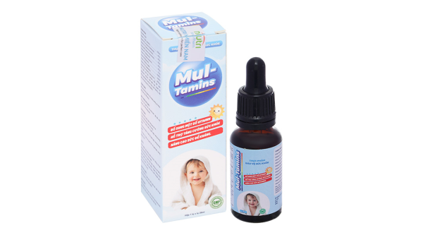 Dung dịch Mul-Tamins bổ sung vitamin, tăng đề kháng chai 20ml