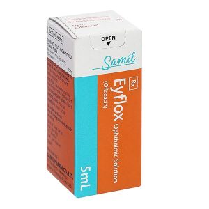 Dung dịch nhỏ mắt Eyflox ophthalmic solution trị nhiễm khuẩn mắt lọ 5ml